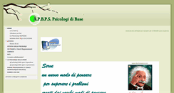 Desktop Screenshot of apbpspsicologidibase.it